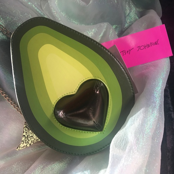 betsey johnson avocado purse